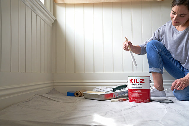 Original Interior Oil-Based Primer, Sealer & Stainblocker, White - New Look, Same Trusted Formula