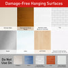 Medium Picture Hanging Strips, White, 12 Pairs Per Pack