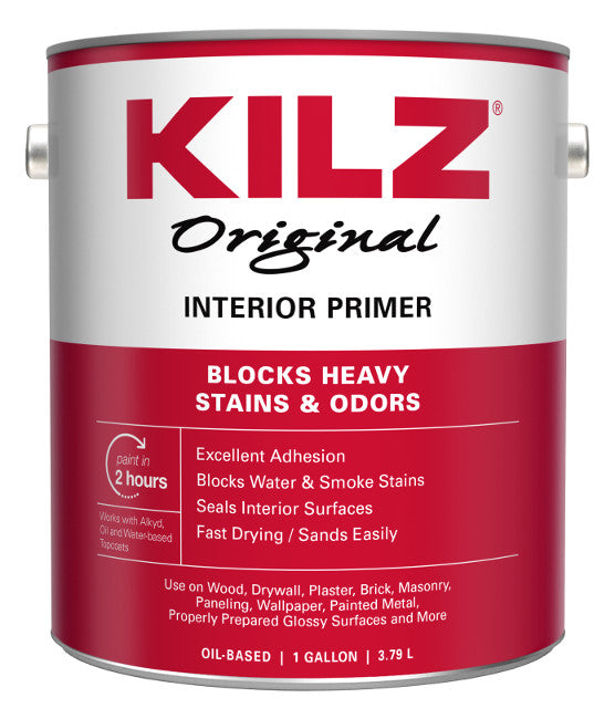 Original Interior Oil-Based Primer, Sealer & Stainblocker, White - New Look, Same Trusted Formula